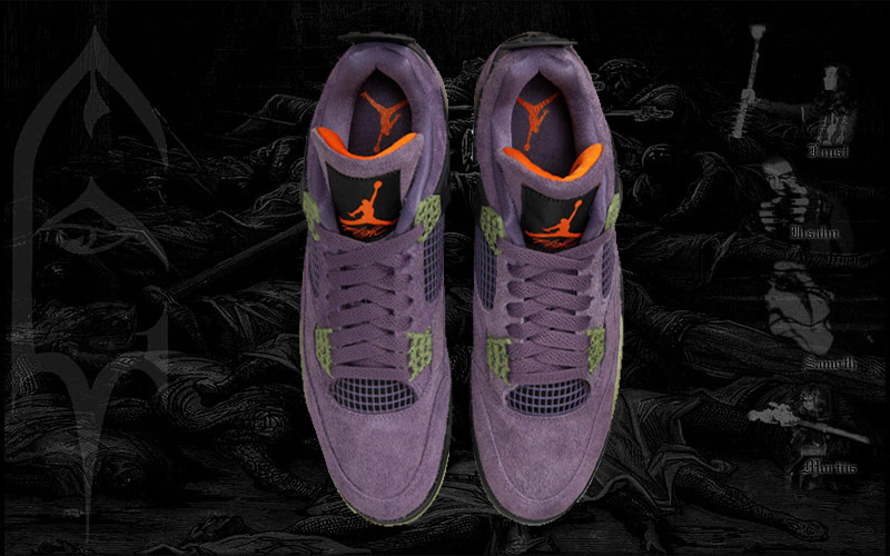 Nike Travis Scott x Air Jordan 4 Retro Purple Suede